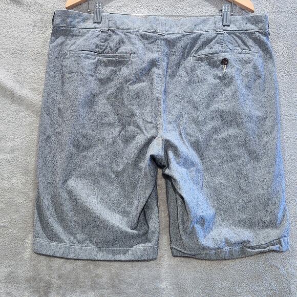 J Crew Mens Gray 10.5 Inch Chambray Stretch Shorts Size 38 Beach Nautical Preppy - Picture 3 of 11